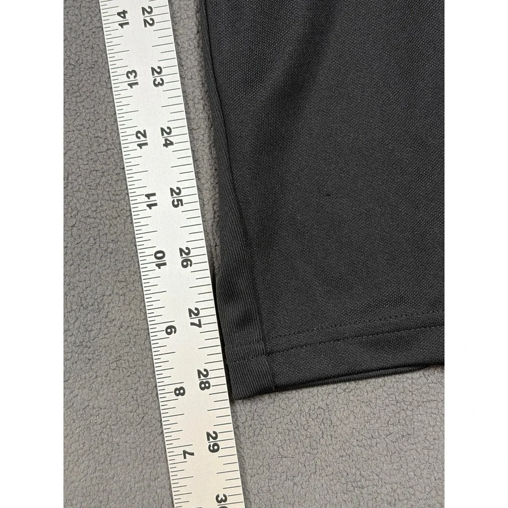 Adidas Track Pants Mens Medium Black White 3-Stripe Athletic Tapered Joggers